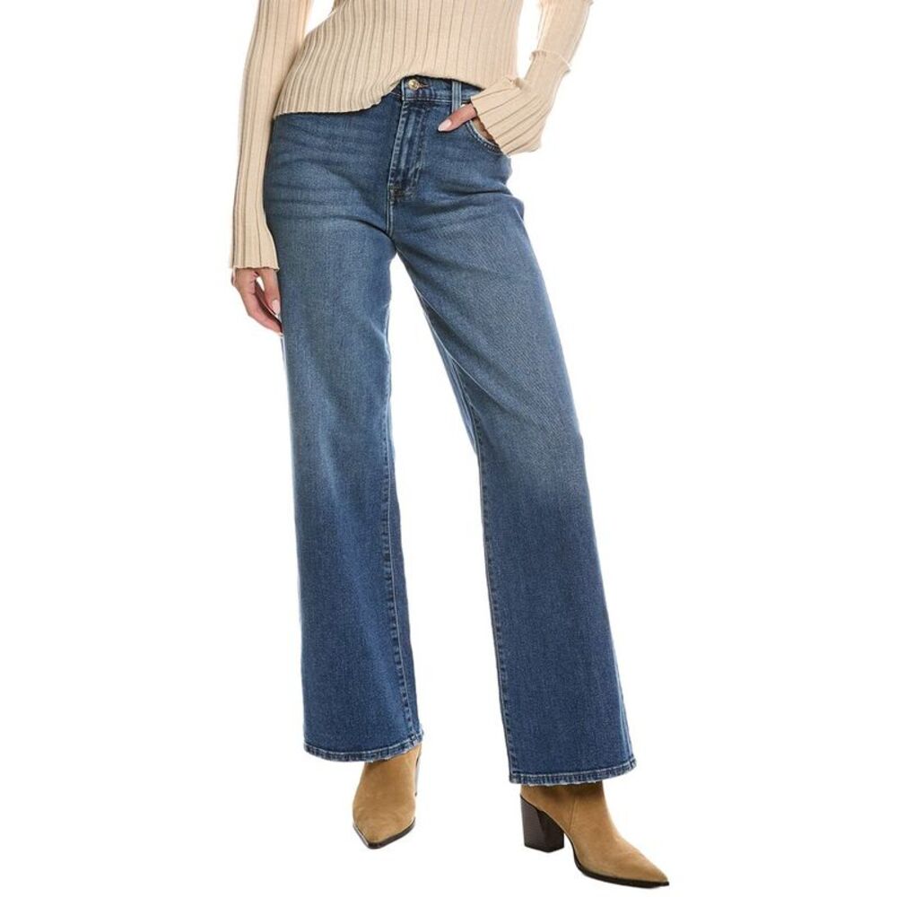 7 For All Mankind Womens  Alexa Pomona Straight Jean